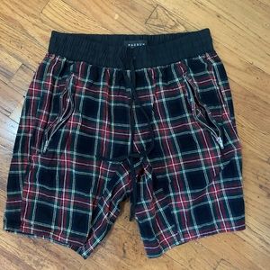 Plaid shorts from pac sun
